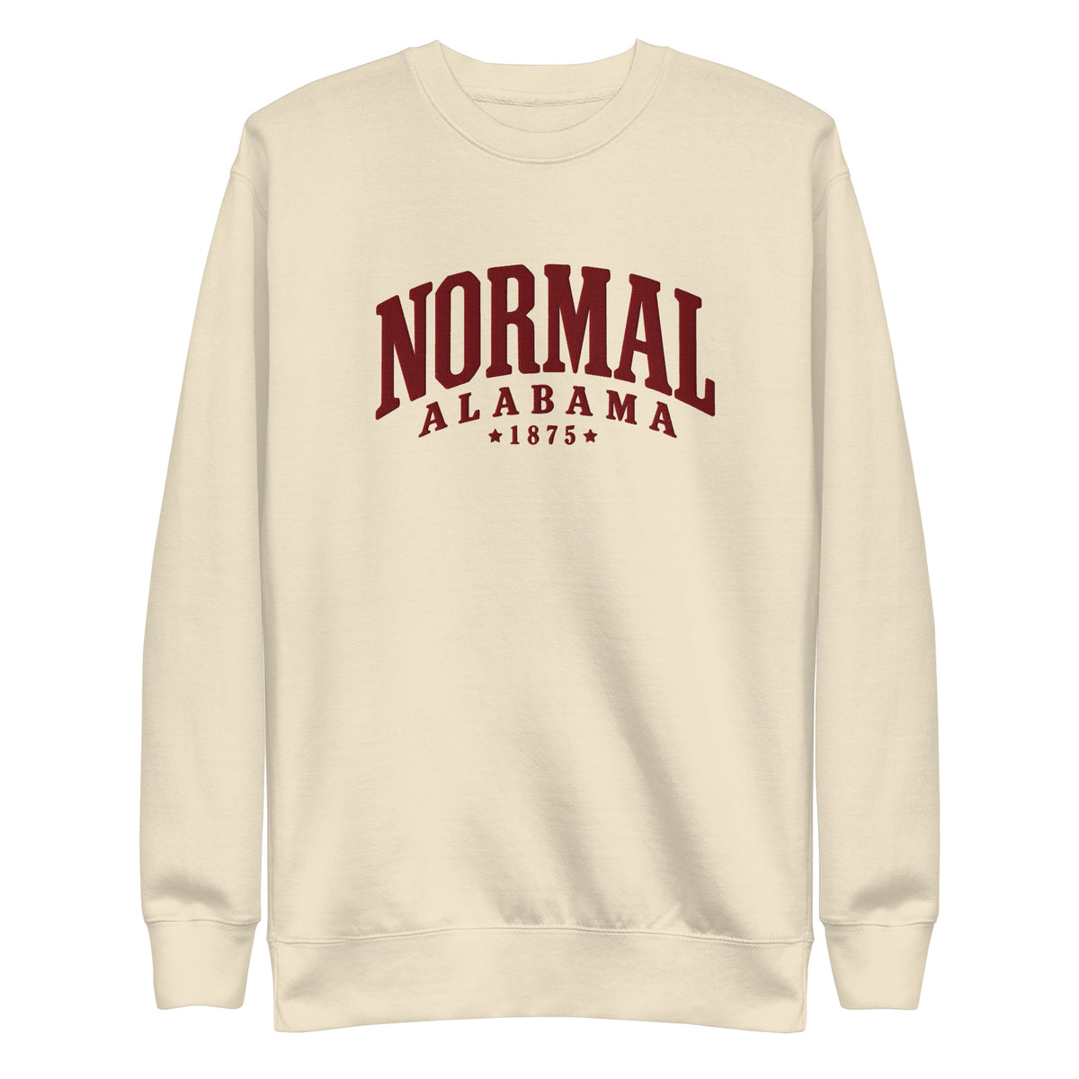 Normal, Alabama 1875 Crewneck — Bone