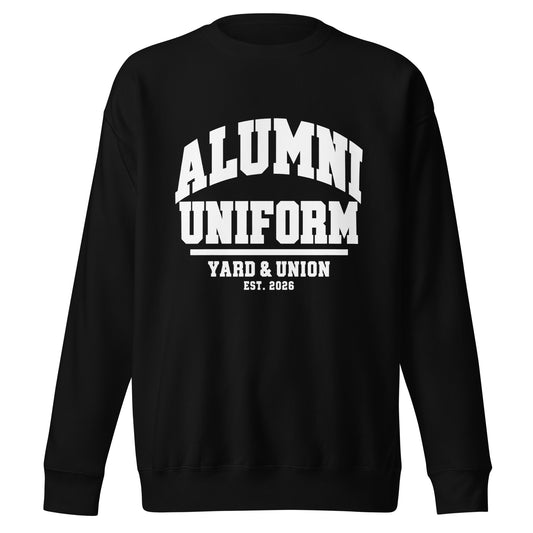 Alumni Uniform Crewneck — Black