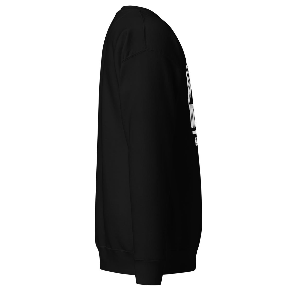 Alumni Uniform crewneck in Black, right side