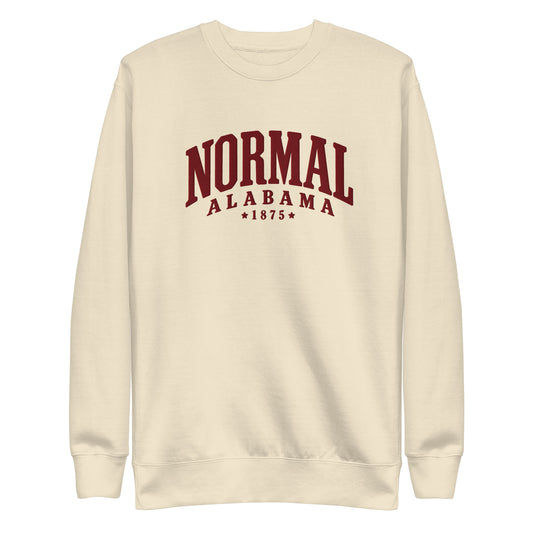 Normal, Alabama 1875 Crewneck — Bone