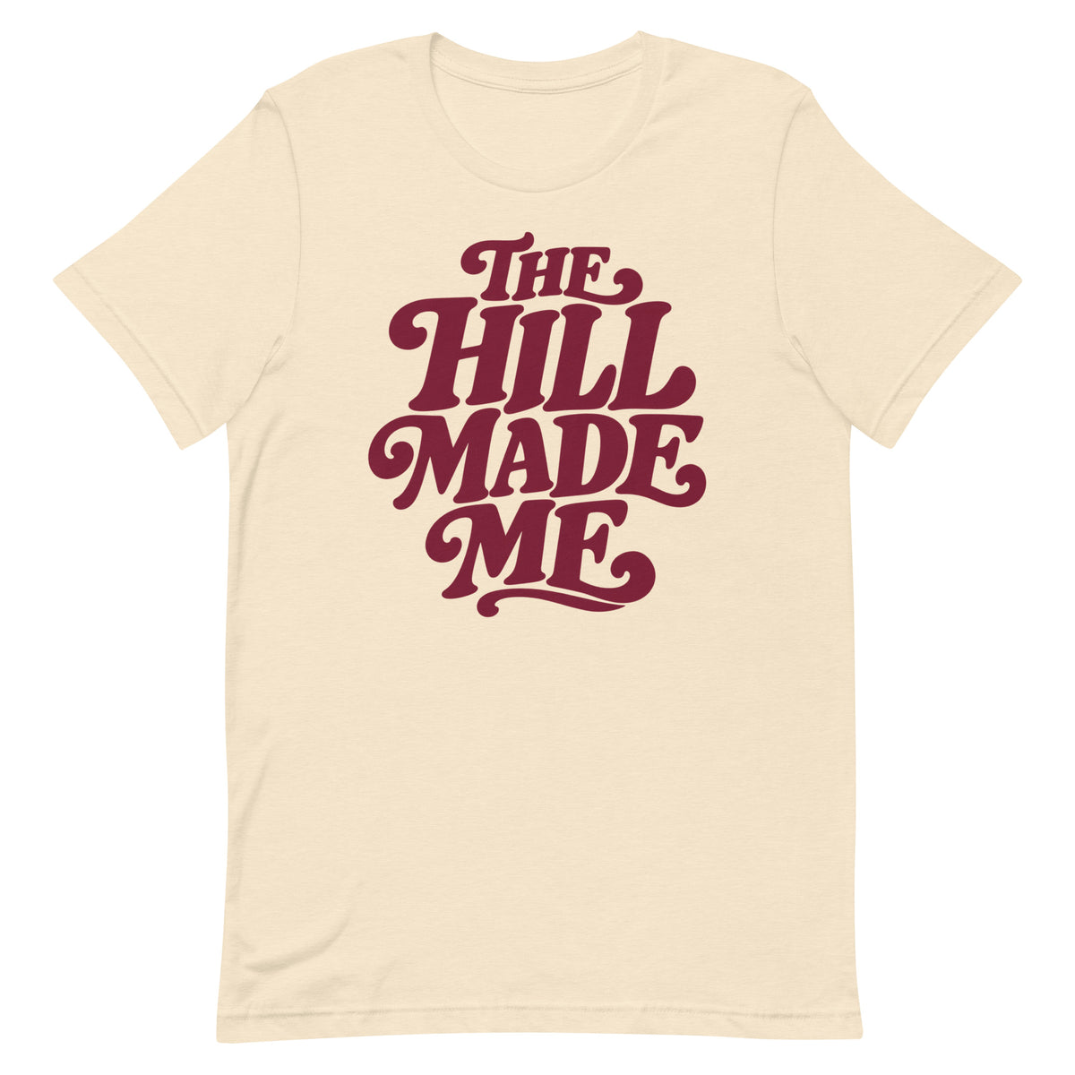 The Hill Made Me Tee — Heather Natural