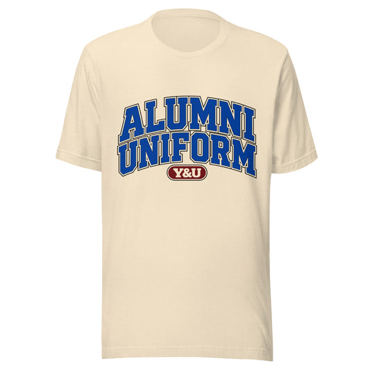 Alumni Uniform Varsity Tee — Heather Natural