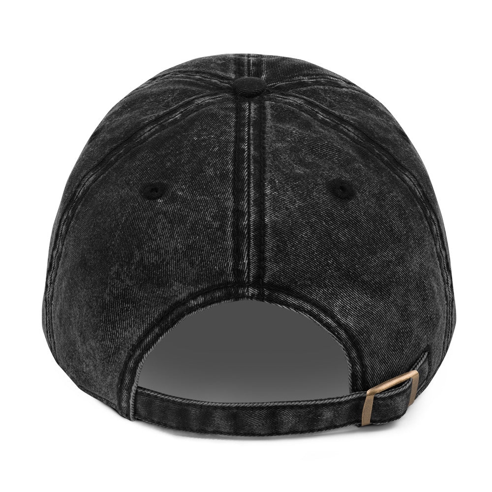 Y&U Vintage Dad Cap — Black